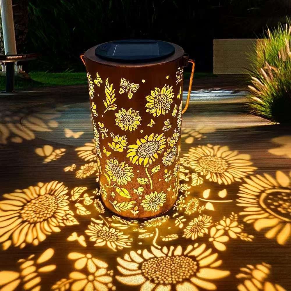 Outdoor Lighting For Garden - Luz de girassol e sombra, luz