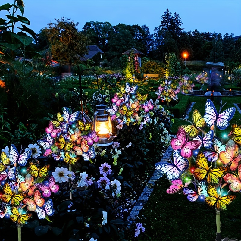 Bollard Light Garden - Solar led borboleta luzes do jardim
