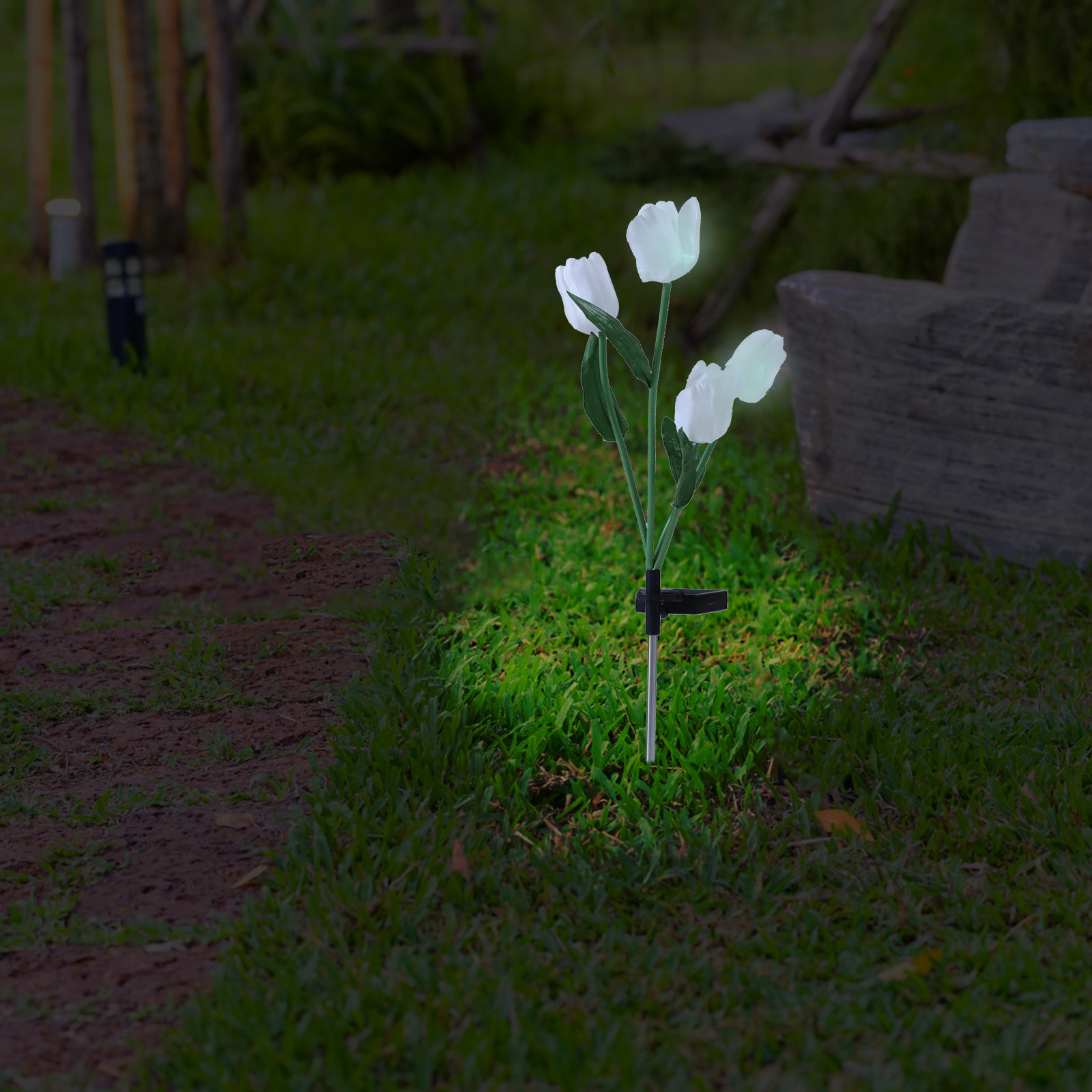 Outdoor Lighting Dusk To Dawn - Luzes Solares de Jardim em Forma