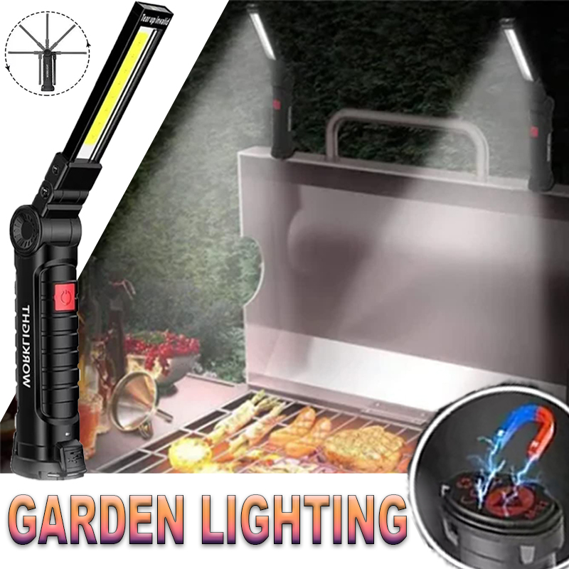 Outdoor Lighting Setup - Lanterna led portátil com gancho magnético,