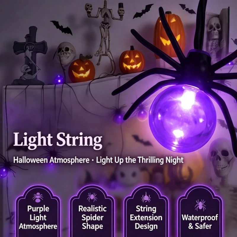 Outdoor Lighting Decoration - Luzes de Cordão LED em Forma