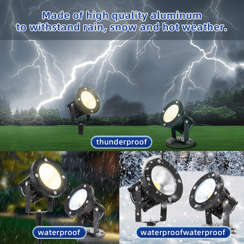 Outdoor Lighting Switch - Luminária LED GU10 para Jardim, Lâmpada