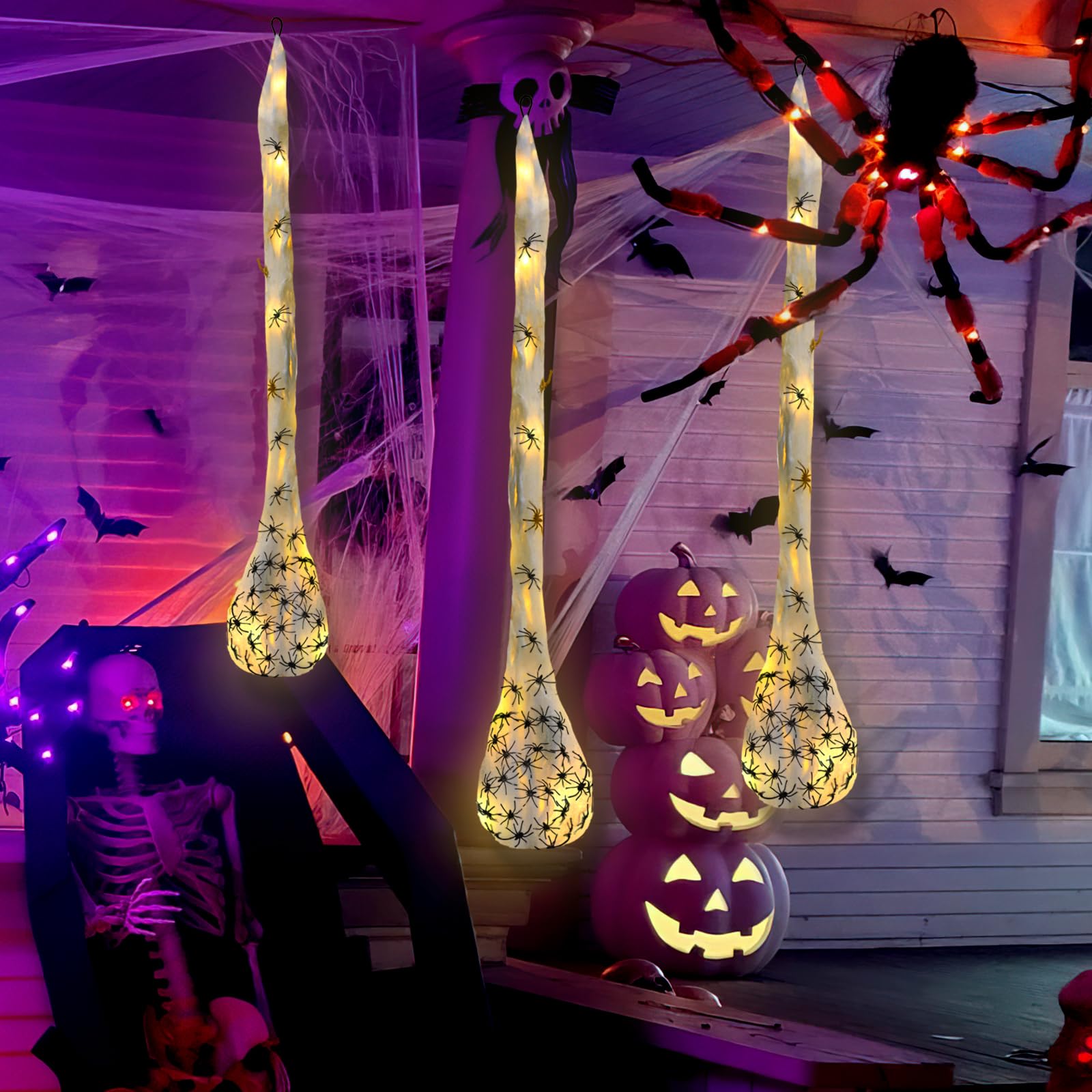 Outdoor Lighting Tree - 1-3 Peças de Decorações de Halloween: