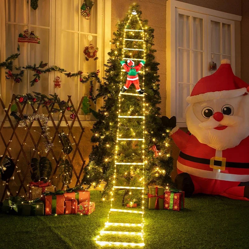 Outdoor Lighting Decoration - Luzes de Natal LED, Cordão de