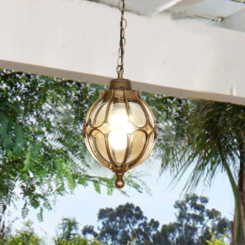 Outdoor Lighting On Fence - Lustre exterior impermeável americano, Luz de