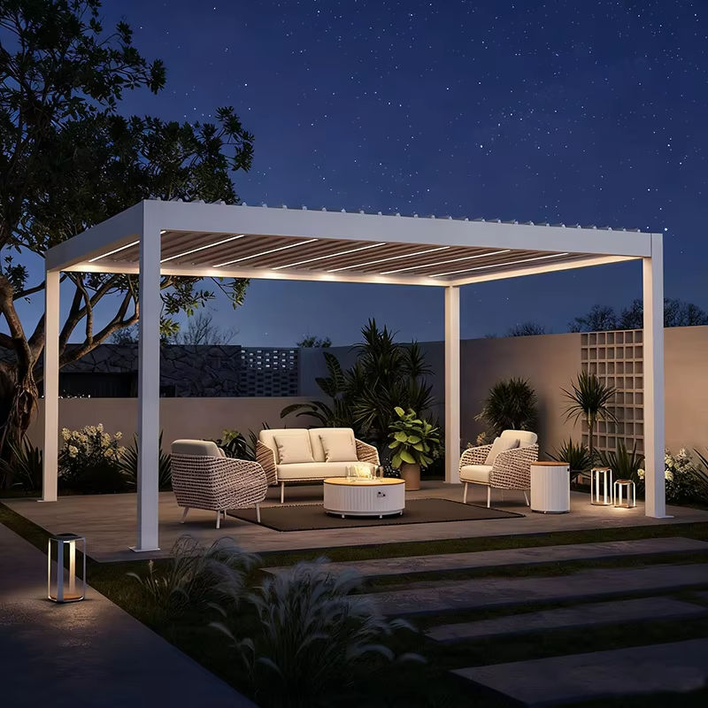 Outdoor Lighting For Garden - Pavilhão Externo Resistente à Ferrugem com
