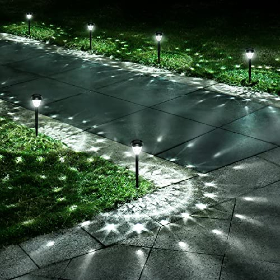 Outdoor Lighting Dusk To Dawn - Luzes Solares Super Brilhantes para Exterior