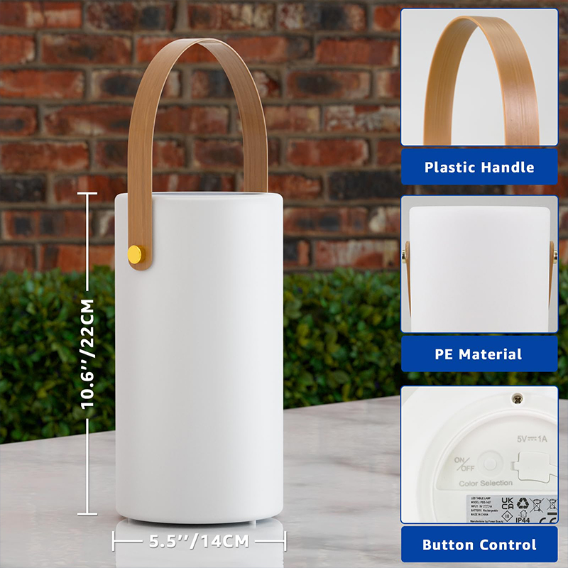 Outdoor Lighting Battery Operated - Luminária Solar de Mesa e Lanterna