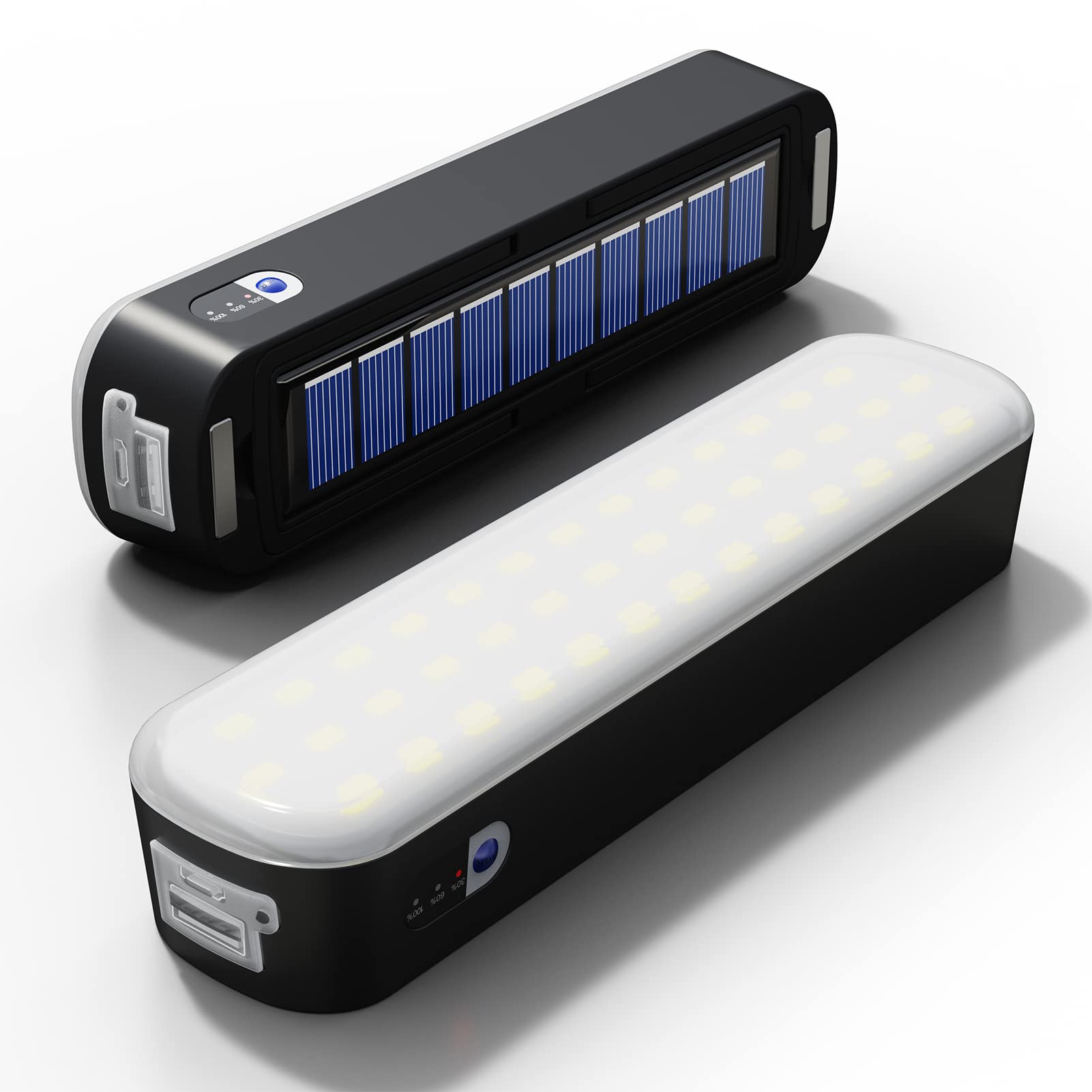 Outdoor Lighting On Fence - Lanterna de acampamento solar recarregável, 4800mAh