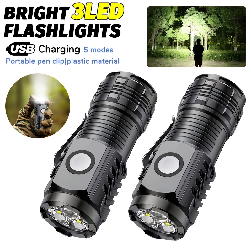 Outdoor Lighting Quality - Lanterna Portátil Mini LED de Mão