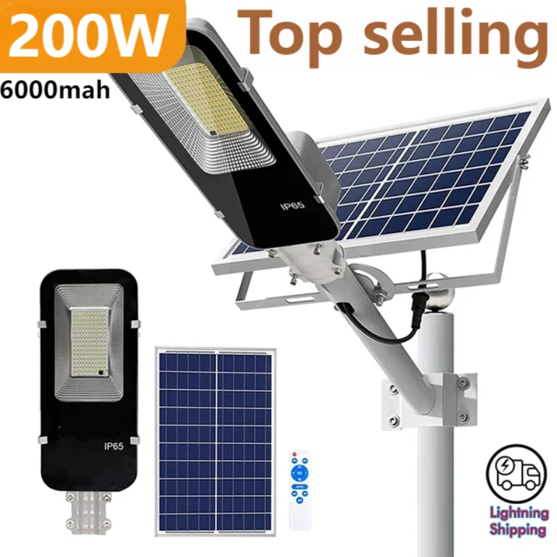 Outdoor Lighting Dusk To Dawn - 200w poderosa luz solar ao ar