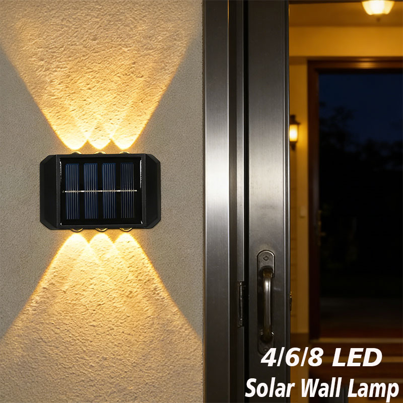 Xl Outdoor Lighting - Luz Solar Externa LED 4/6/8, Lâmpada