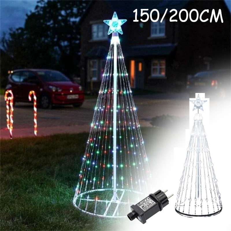 Outdoor Lighting Tree - LED String Light com Controlador, Anel