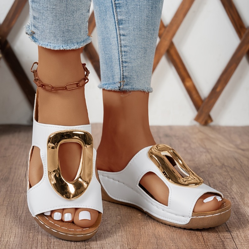 Outdoor Lighting Switch - Sandálias Femininas Slip-On de Moda, Chinelos