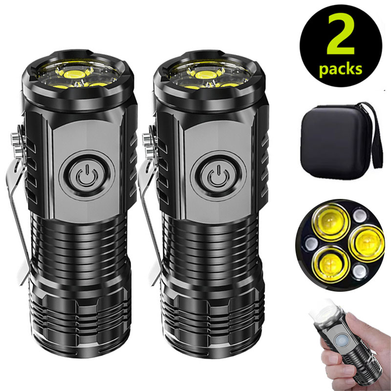 Outdoor Lighting Quality - Mini lanterna 3LED com clipe de