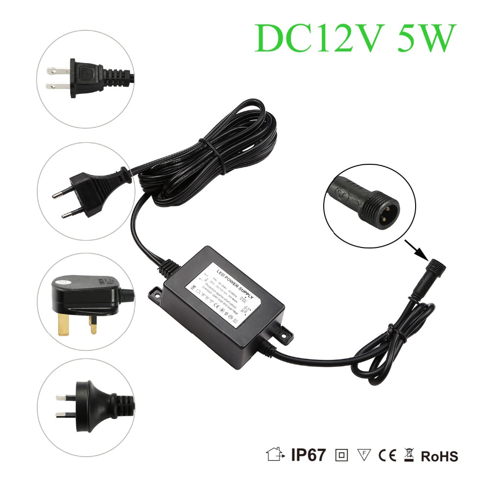 Outdoor Lighting Uk - Fonte de Alimentação DC12V 5W à