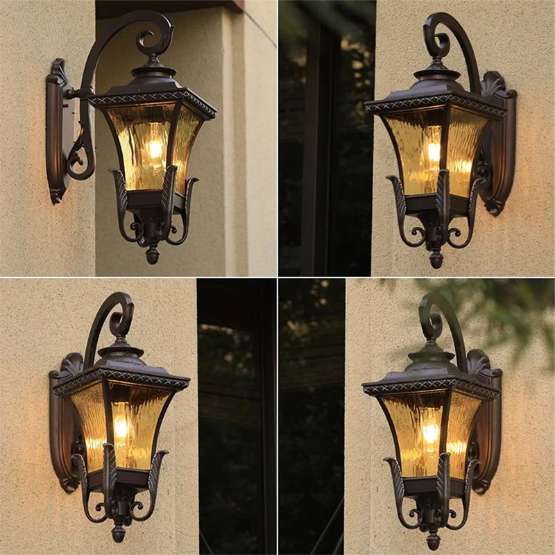 Xl Outdoor Lighting - Luminária de Parede Externa Estilo Europeu
