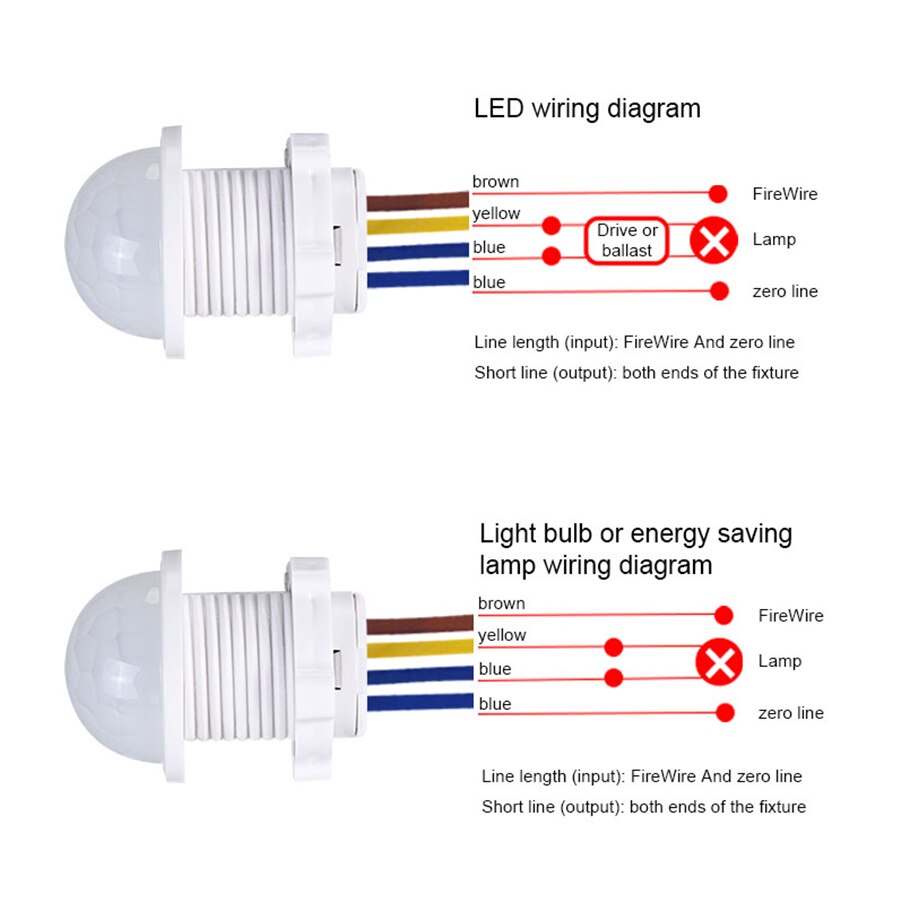 Outdoor Lighting Switch - Sensor de Movimento PIR Inteligente para