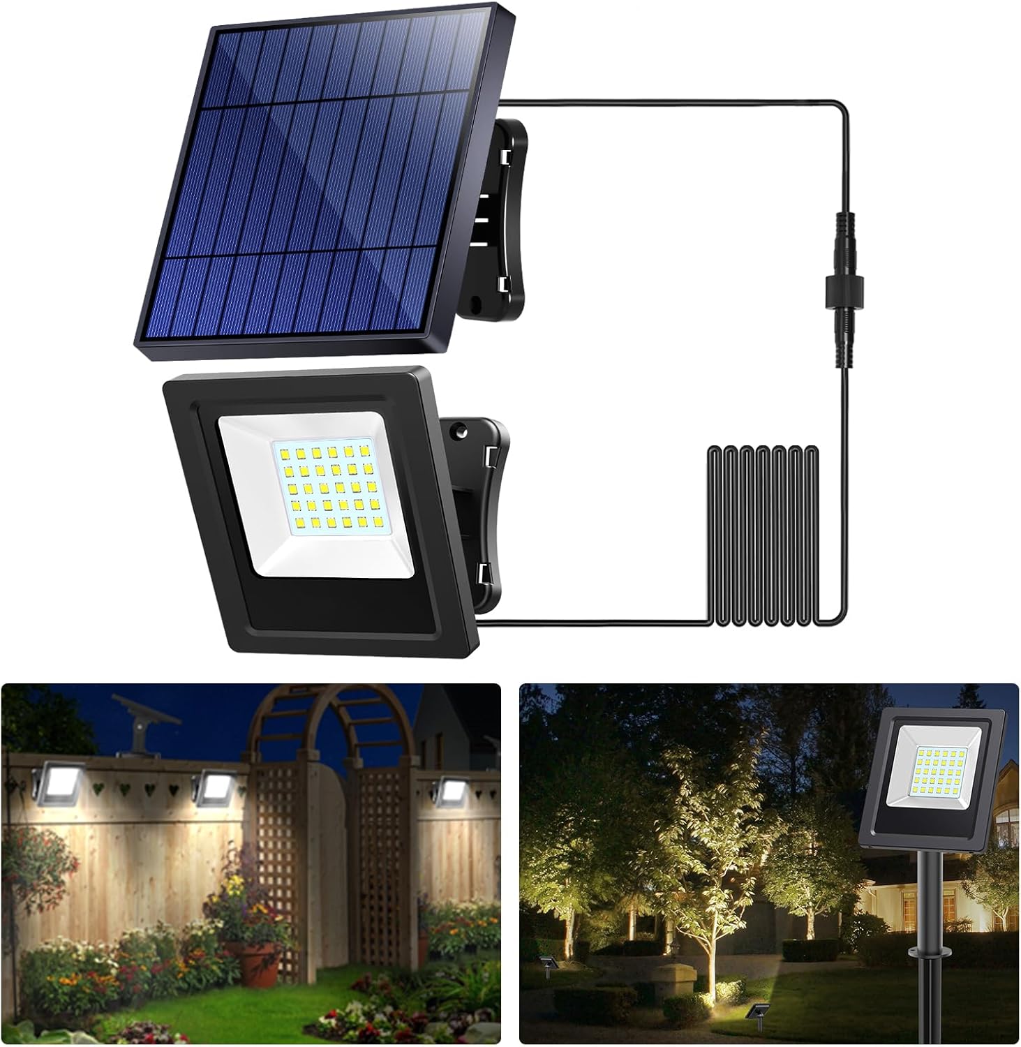 Outdoor Lighting Dusk To Dawn - Luz Solar Intelamp de Longa Duração