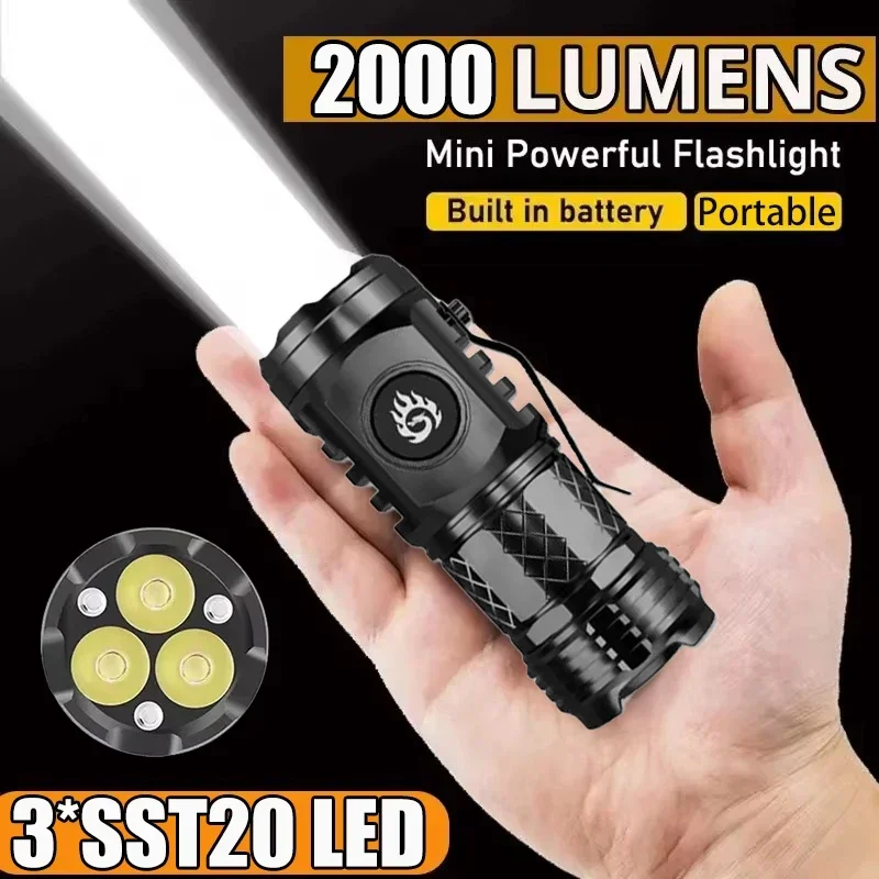 Outdoor Lighting Quality - Lanterna Tática de Alta Potência 3LED