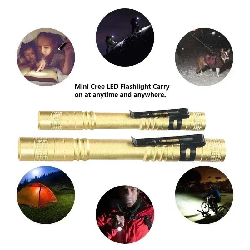 Mini portátil led caneta luz c - Outdoor Lighting Setup avaliação e preço