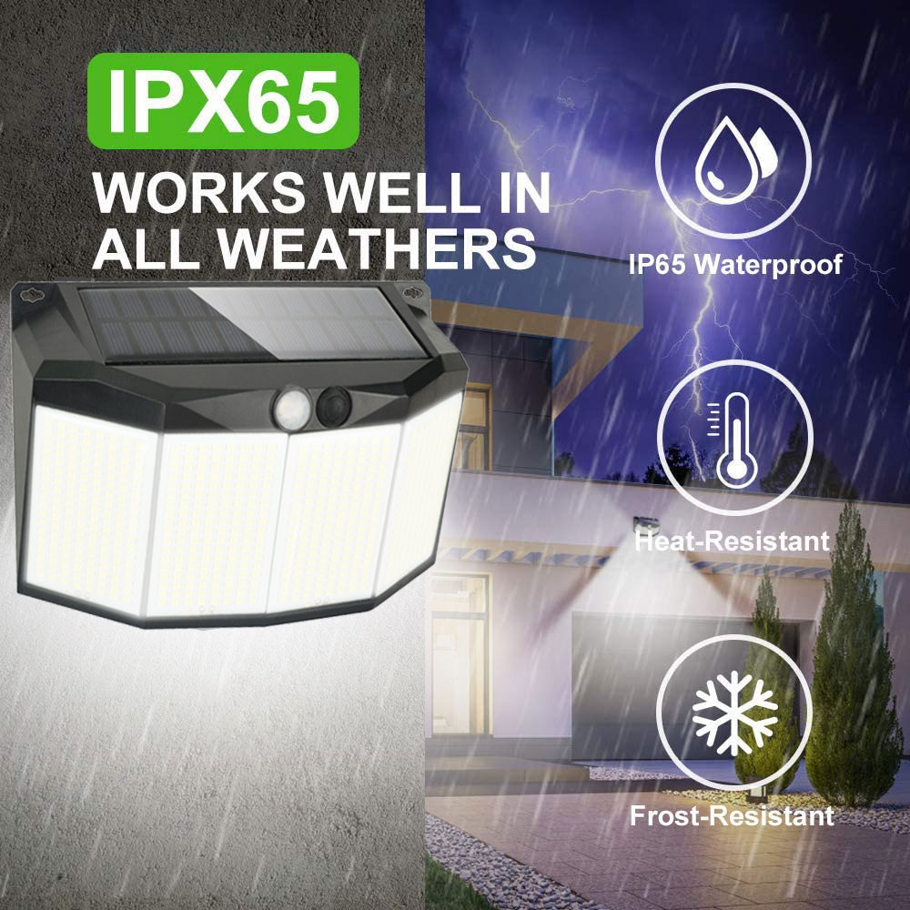 Lâmpada solar externa 576 LED  - Outdoor Lighting Experts avaliação e preço