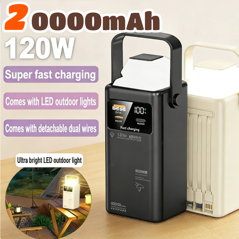 120w power bank 200000mah gran - Outdoor Lighting Battery Operated avaliação e preço