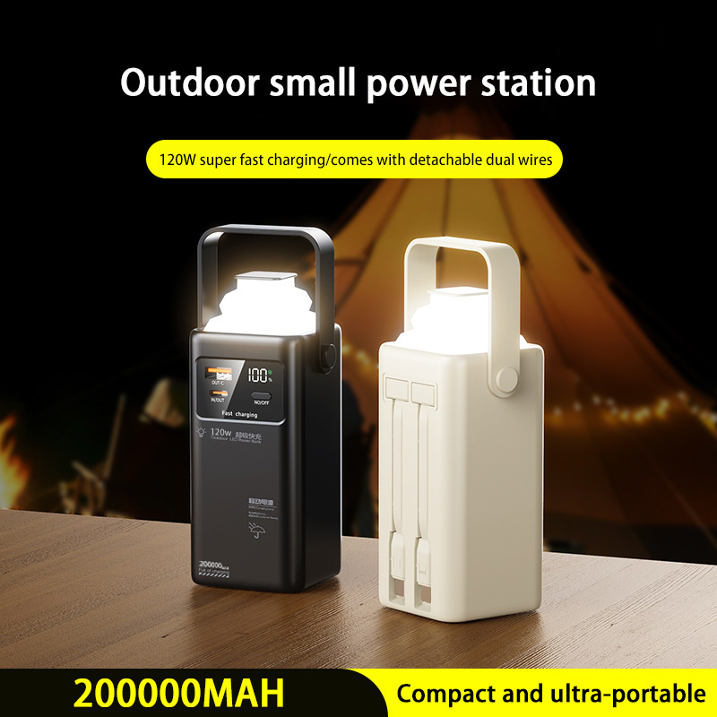 120w power bank 200000mah gran - Outdoor Lighting Battery Operated avaliação e preço