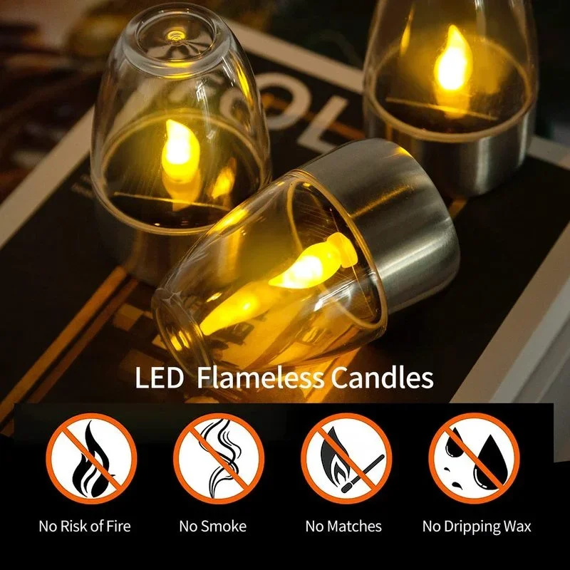 Velas sem chama movidas a ener - Outdoor Lighting Battery Operated avaliação e preço