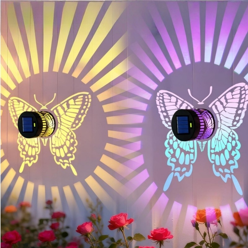 Luzes Decorativas Solares em F - Outdoor Lighting On Fence avaliação e preço