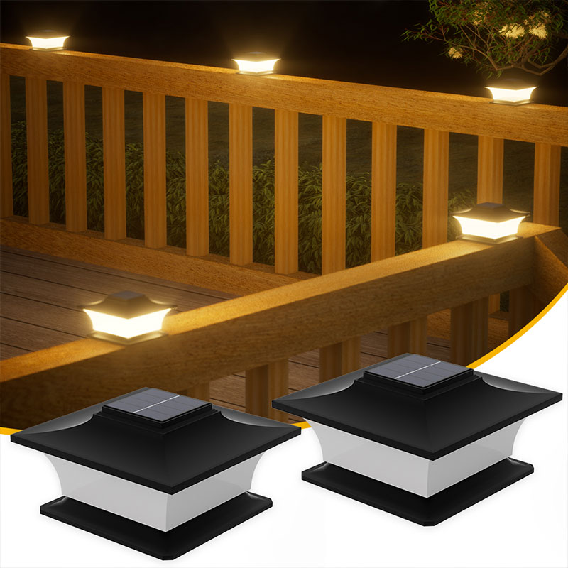 Poste de luz solar com liga/de - Outdoor Lighting On Fence avaliação e preço