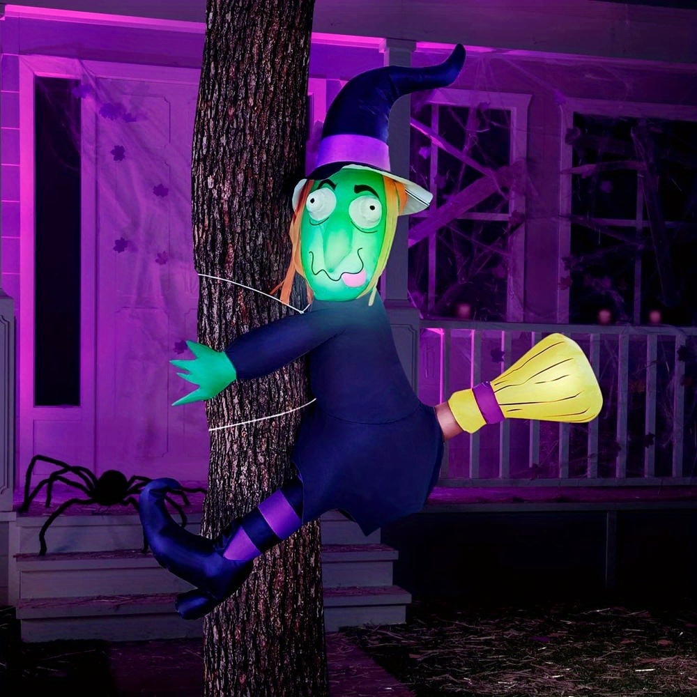 Bruxa Inflável de Halloween de - Outdoor Lighting Tree avaliação e preço