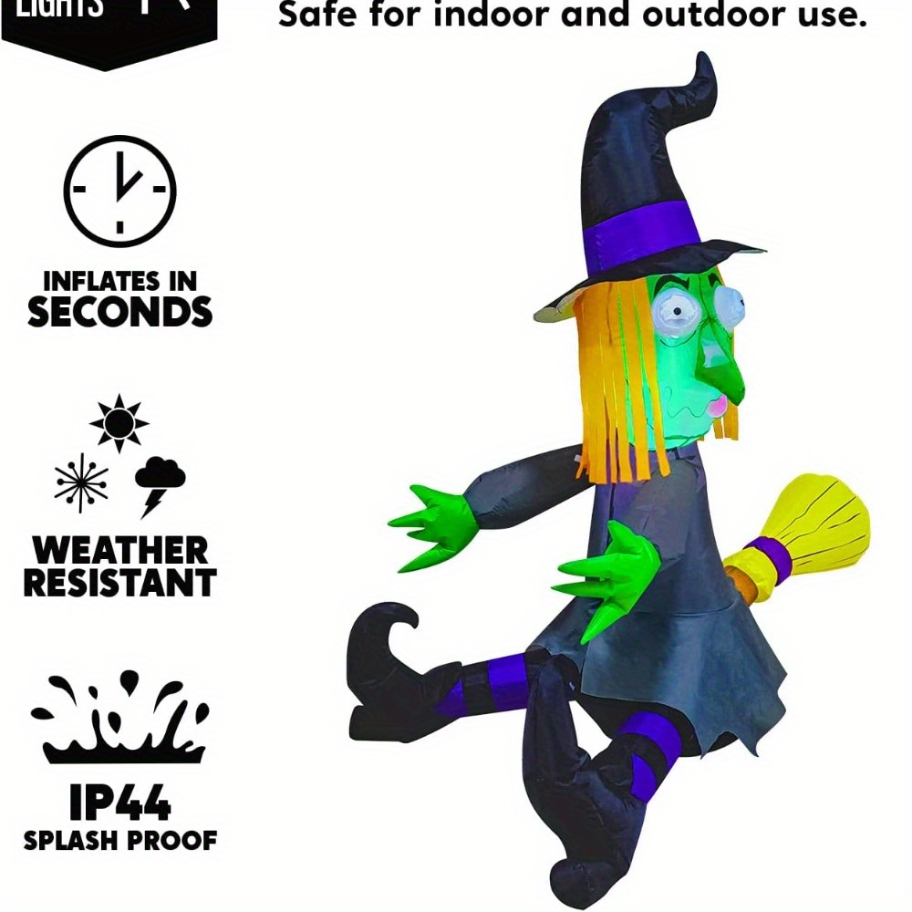 Bruxa Inflável de Halloween de - Outdoor Lighting Tree avaliação e preço