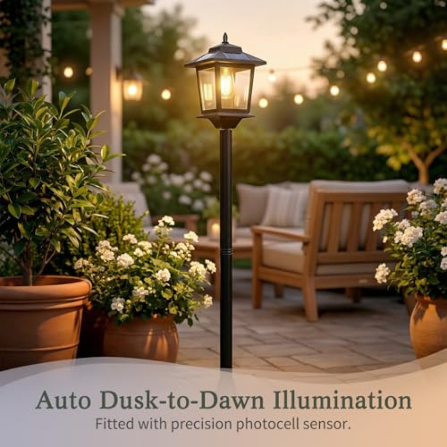 Luzes Solares para Postes Exte - Outdoor Lighting Dusk To Dawn avaliação e preço