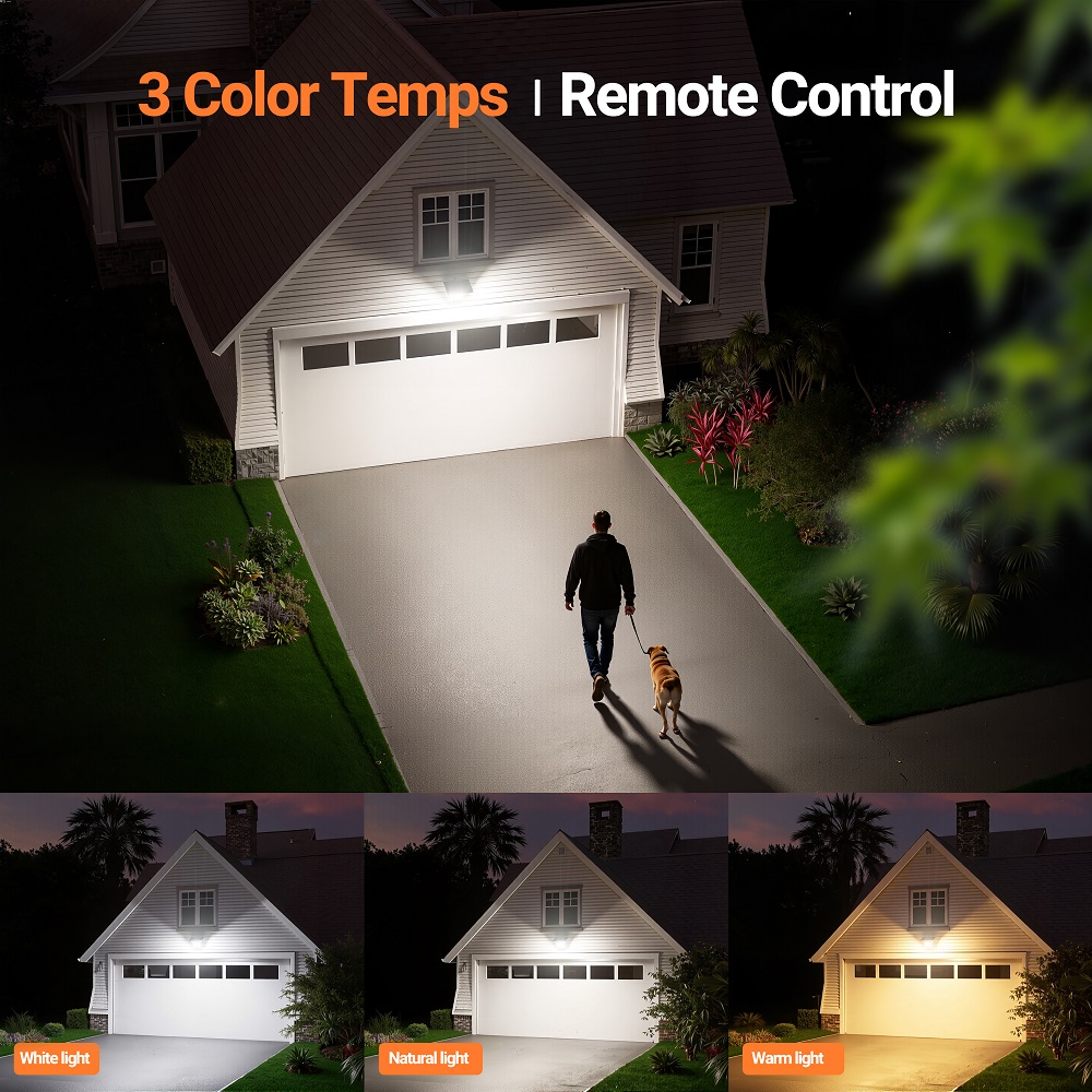 Luzes Solares Intelamp 2000LM  - Outdoor Lighting Dusk To Dawn avaliação e preço