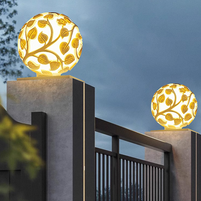 Luzes de coluna para exterior, - Outdoor Lighting Decoration avaliação e preço