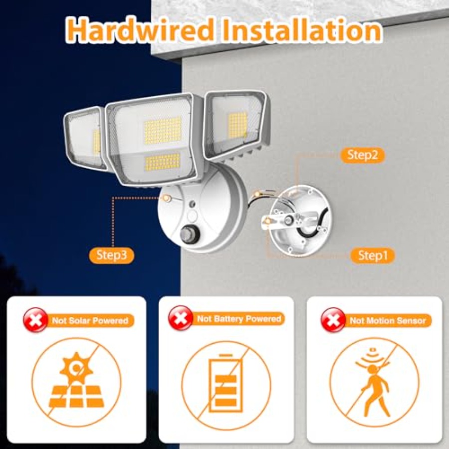 Luz Externa de 90W com Sensor  - Outdoor Lighting Dusk To Dawn avaliação e preço