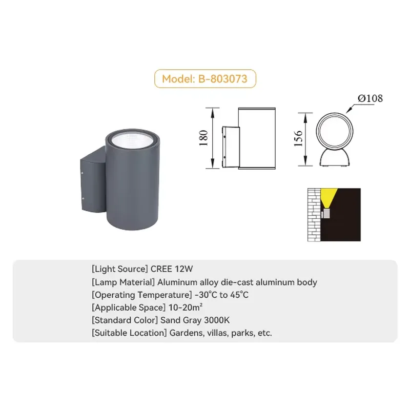 Luz Decorativa de Parede Exter - Outdoor Lighting Decoration avaliação e preço