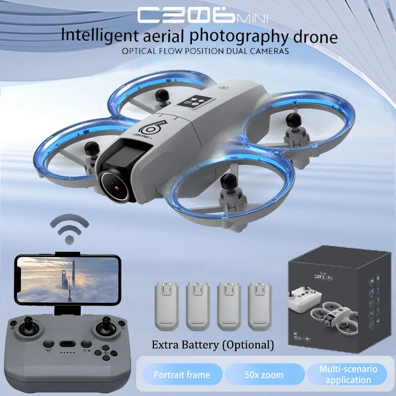 CZ06 Mini RC Quadcopter Drone  - Outdoor Lighting Battery Operated avaliação e preço