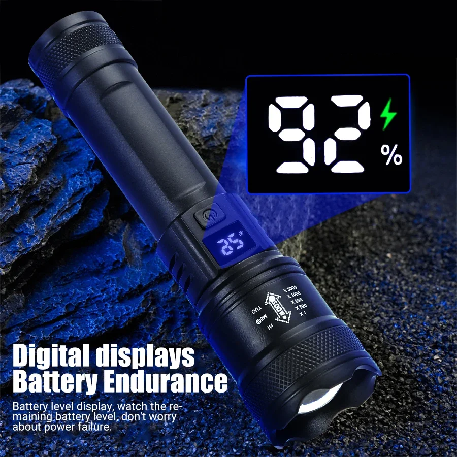 Lanterna LED poderosa com disp - Outdoor Lighting Battery Operated avaliação e preço