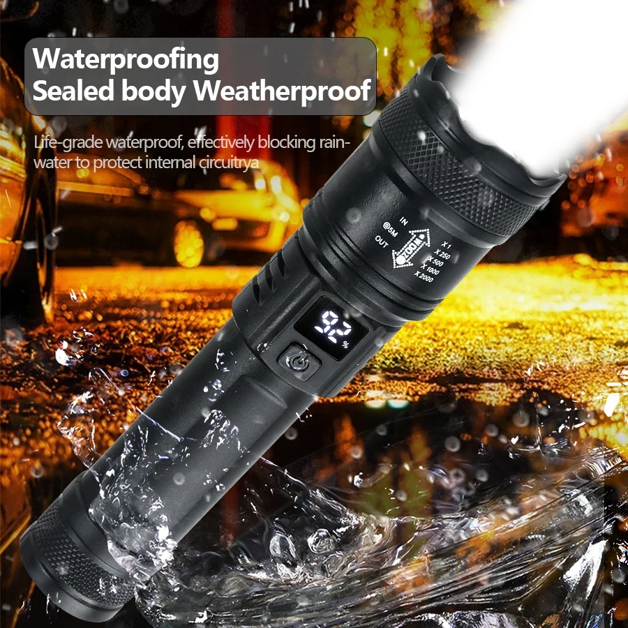 Lanterna LED poderosa com disp - Outdoor Lighting Battery Operated avaliação e preço