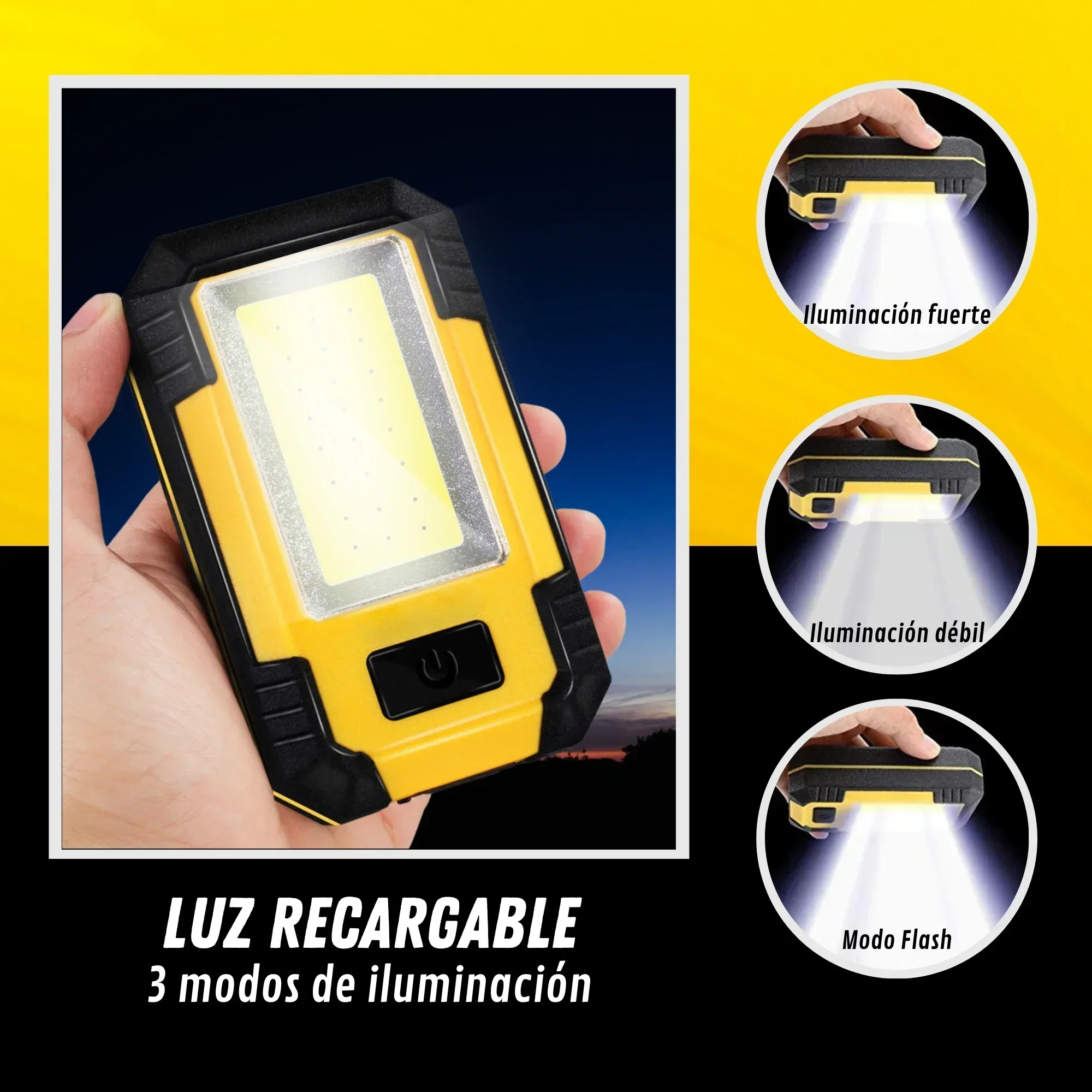Lanterna de Trabalho Recarregá - Outdoor Lighting Setup avaliação e preço