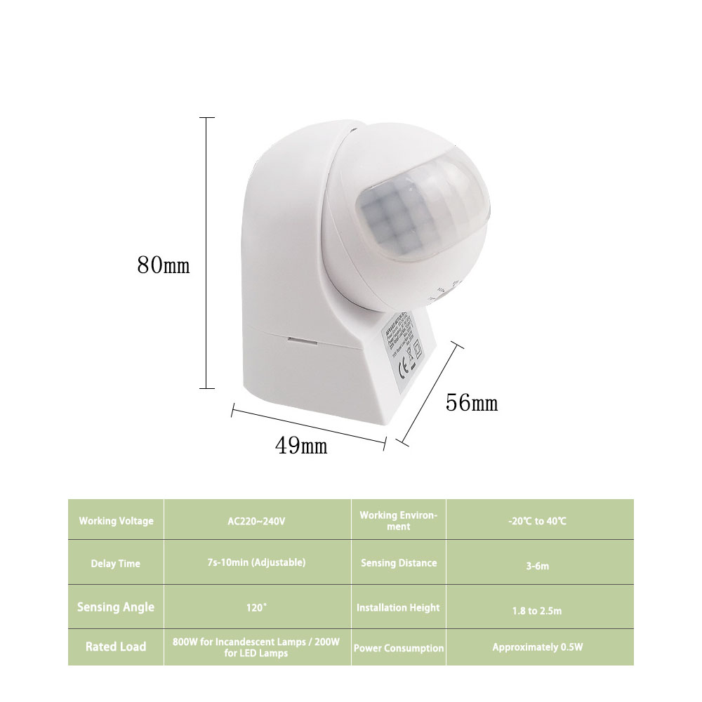 Interruptor de Sensor de Movim - Outdoor Lighting Switch avaliação e preço