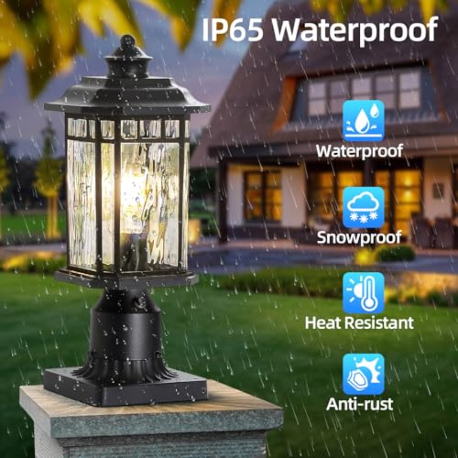 Conjunto com 2 Luminárias de P - Outdoor Lighting Dusk To Dawn avaliação e preço