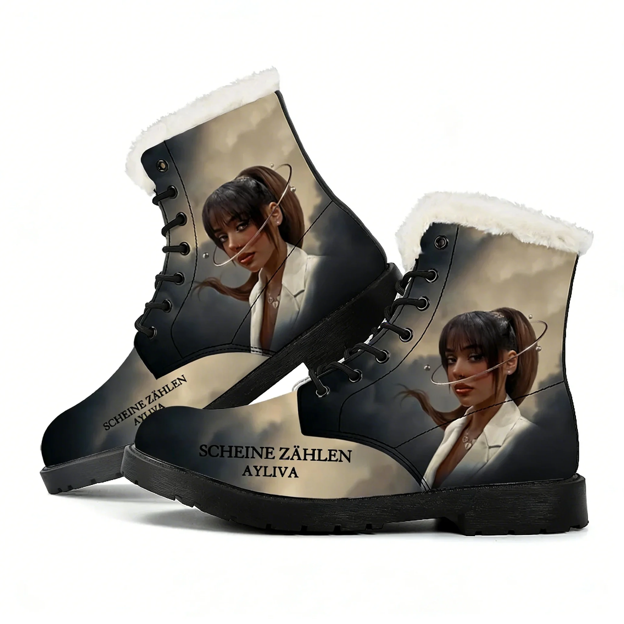Botas de Pelúcia Ayliva Schwar - Outdoor Lighting Quality avaliação e preço