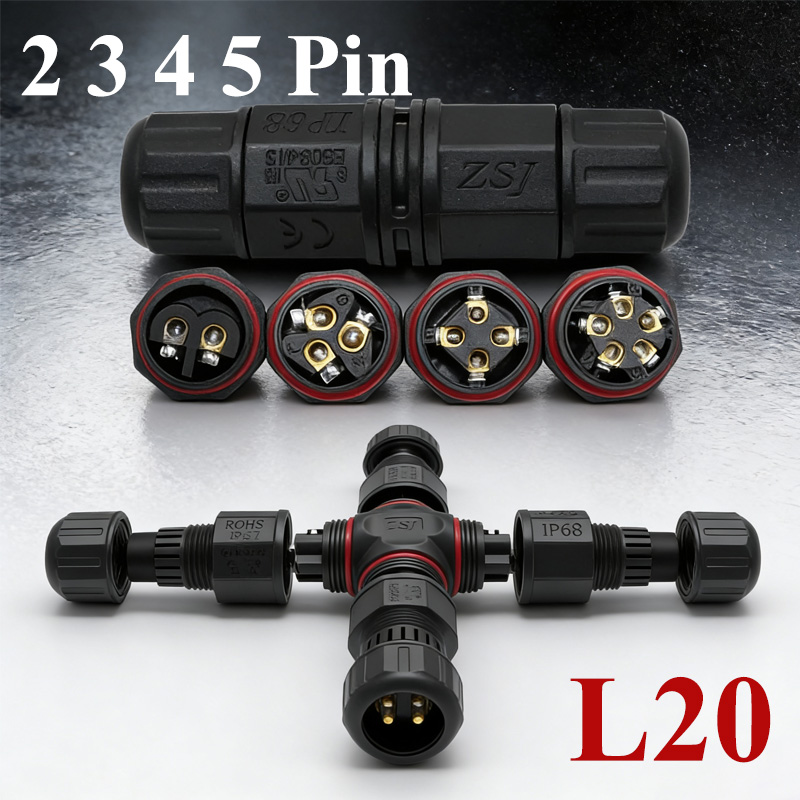 Conector de Cabo L20 de 2 Pino - Outdoor Lighting Joint Box avaliação e preço
