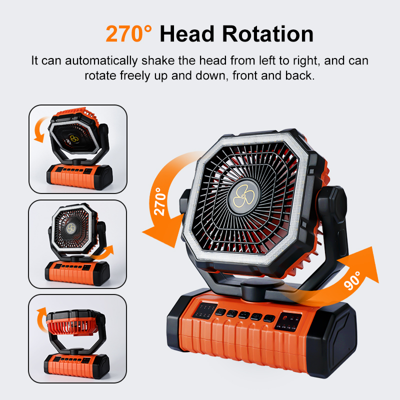 Ventilador Portátil Recarregáv - Outdoor Lighting Battery Operated avaliação e preço