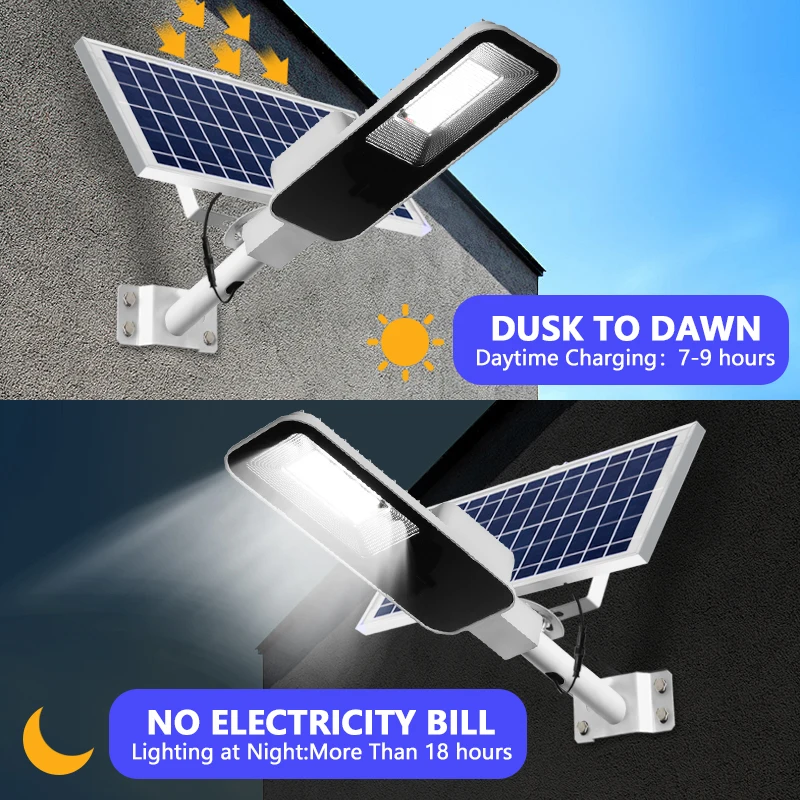 200w poderosa luz solar ao ar  - Outdoor Lighting Dusk To Dawn avaliação e preço