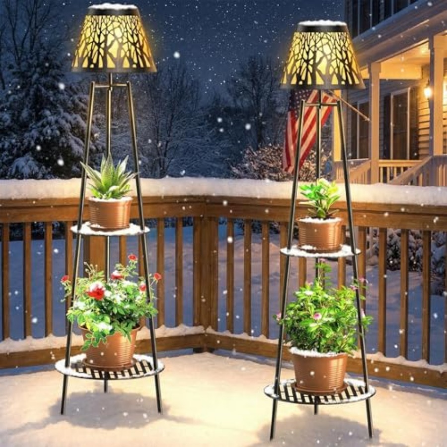 Conjunto de 2 Luminárias de Ch - Outdoor Lighting For Garden avaliação e preço