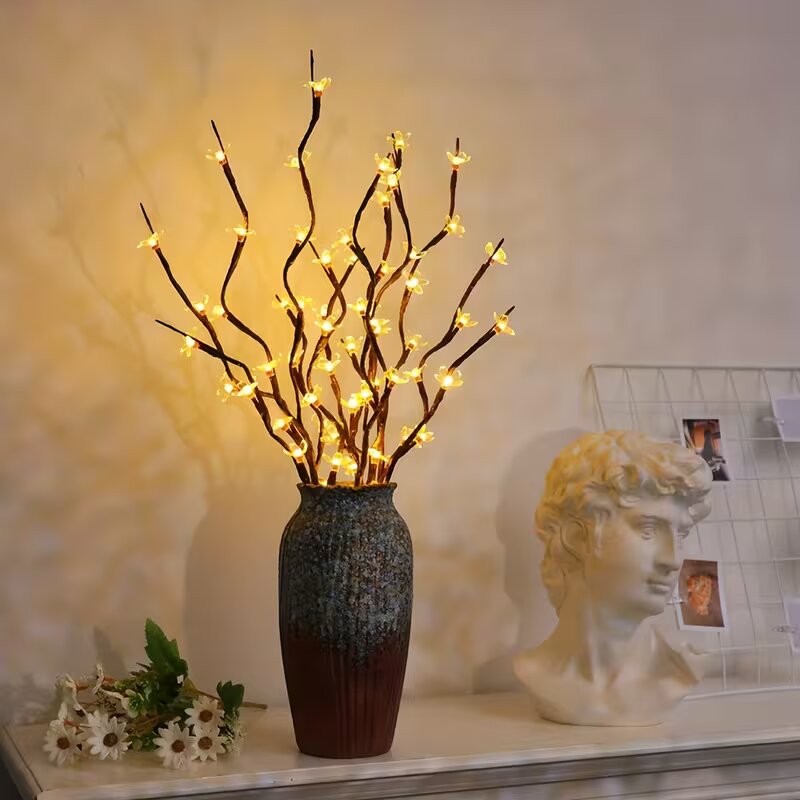 Luzes de ramo de cerejeira com - Outdoor Lighting Decoration avaliação e preço